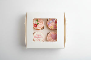3pc Cupcake Box 4 Cavity