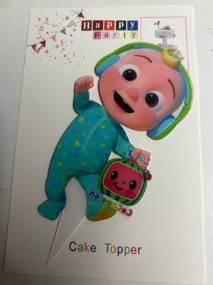 Nr152 Acrylic Cake Topper Cocomelon