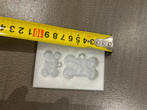 PRE LOVED Silicone Mould Resin Dogbone