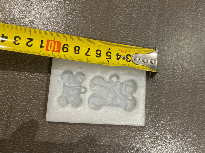 PRE LOVED Silicone Mould Resin Dogbone