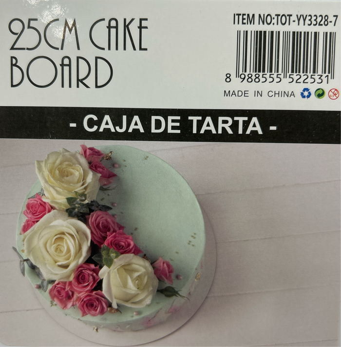 TOT-YY3328-7 Cake Board Base 25.5cm