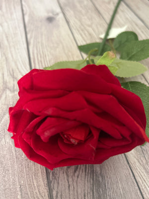 Cake Topper Artificial Single Rose