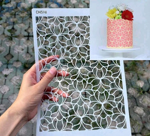 CH598 Decorating Cake Stencil