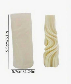 Silicone Mould Drape Candle