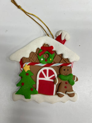 Christmas Decor Hanging House Cake Topper