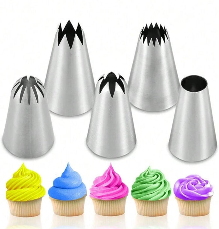 5pc Decorating  Nozzle Set