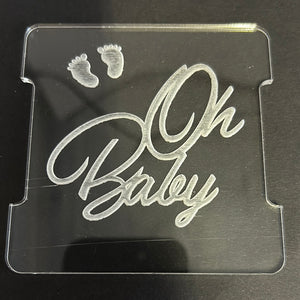 Impression Disc Tile Happy Oh Baby