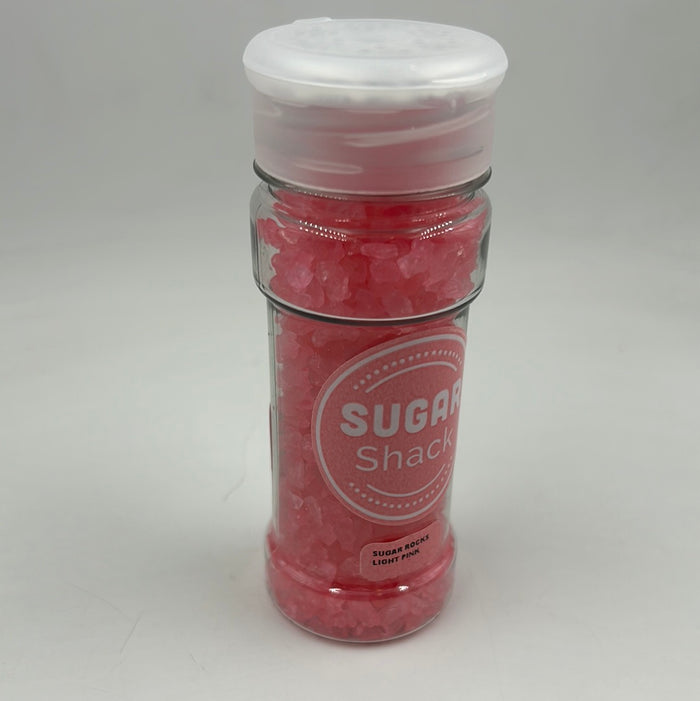 Sugar Shack Sugar Rock Crystal Light Pink 100g