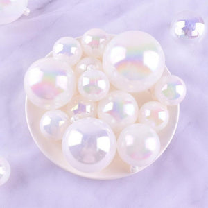 Cake Topper Balls Mother of Pearl 12pc