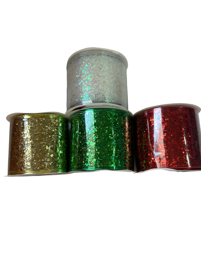 6.3cm Glitter Ribbon