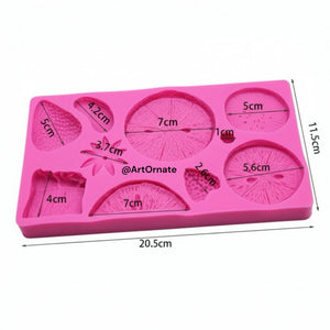 Silicone Mould Fruit Lemon