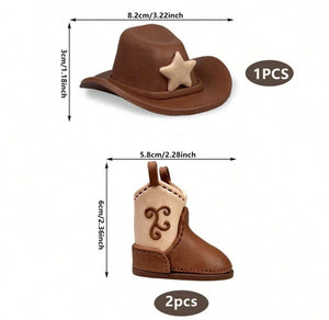 Cake Topper Cowboy Hat and Boots