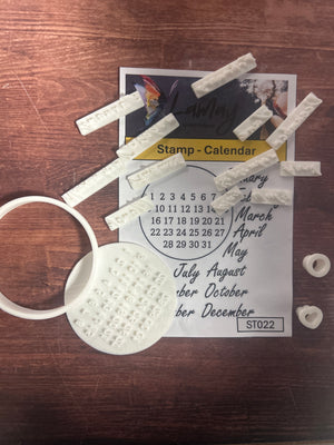 ST022 Calender Cupcake Stamp Set