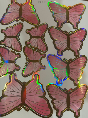 Cardboard Butterflies Cake Topper