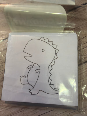 Pre loved silicone mould dino (New)