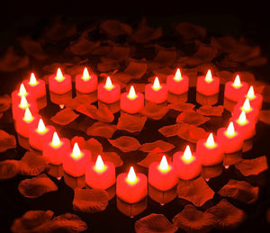 1pc Valentine LED Heart Candle