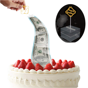 Surprise Cake Pulling Money Box