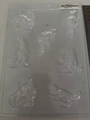 Pre loved hard plastic mould dino