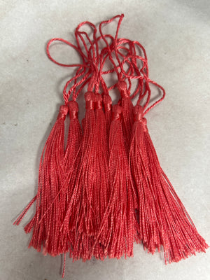 Bookmark Tassel 10pc Watermelon 12cm