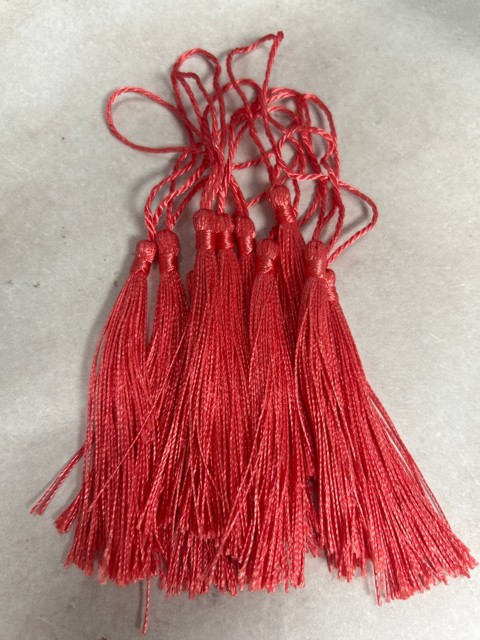 Bookmark Tassel 10pc Watermelon 12cm