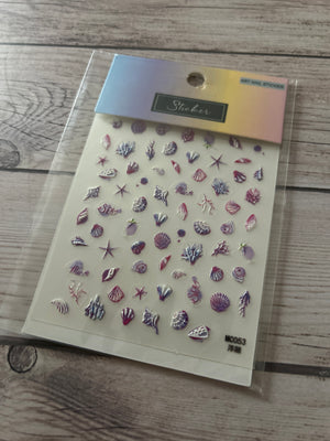 Nail Art Sticker Shell MC053