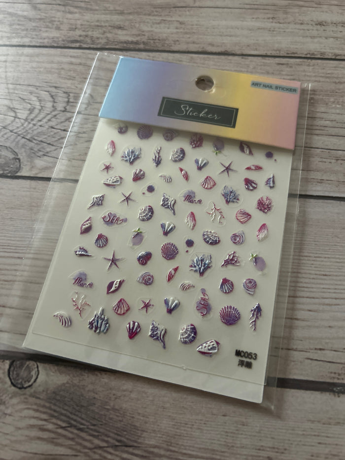 Nail Art Sticker Shell MC053