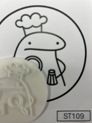 ST109 Cupcake Stamp Flork Baking