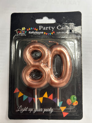 Number 70 Cake Candle