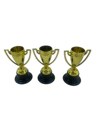 Plastic Trophy Award Cup 3pcs