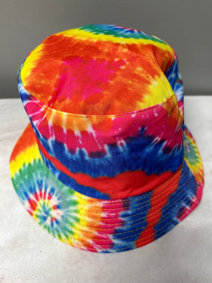 Unisex fun bucket tie dye