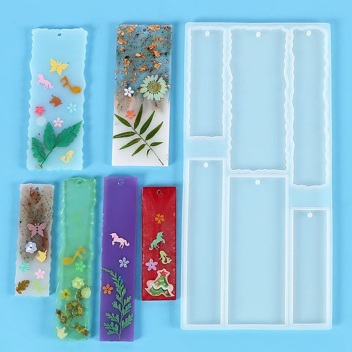 Silicone Mould  Resin  Bookmark Multi