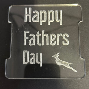 Impression Disc Tile Happy Fathers Day
