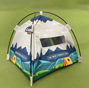 Miniture Material Tent Cake Topper