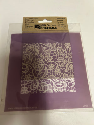 Silk Screen Stencil Lace