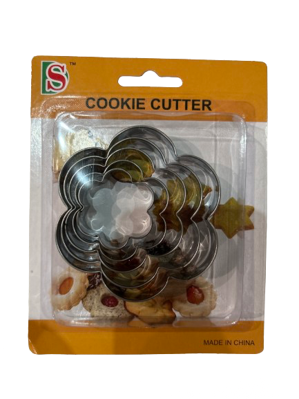 Metal Cookie Cutter Set Flower