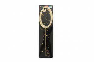 Nr0 Diamante Cake Topper Number Gold