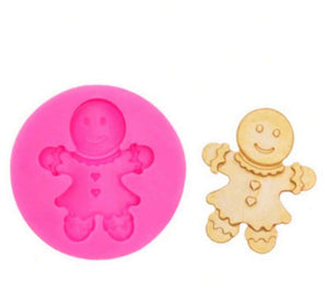 Silicone Mould Christmas Ginger Girl