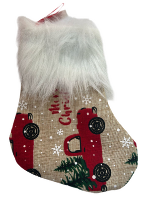15.5x13cm Santa Christmas Sock Stocking
