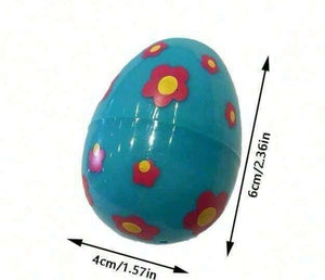 12pc Plastic Fillable Easter Egg