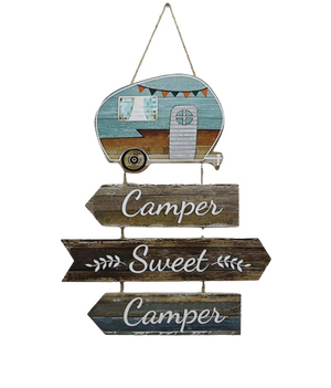 Camper Wooden Wall Hanging