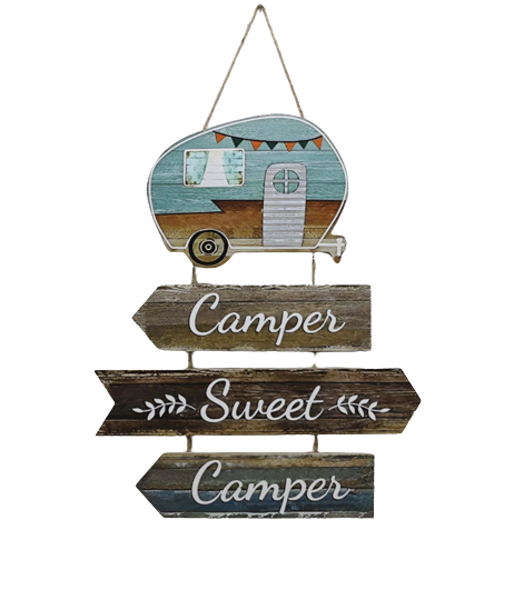 Camper Wooden Wall Hanging