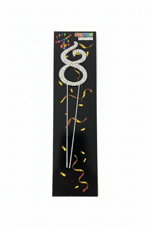 Nr8 Diamante Cake Topper Number