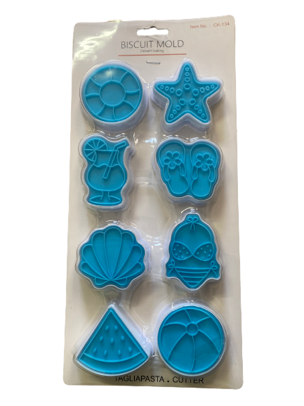 CK-134 Holiday Plastic Cookie Cutters