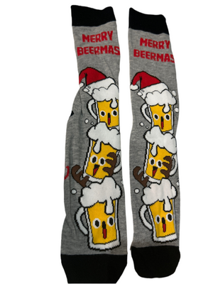 Socks Christmas Beer