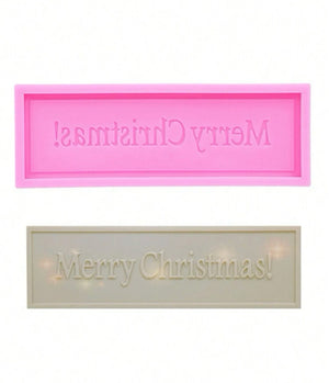Silicone Mould Christmas Plaque