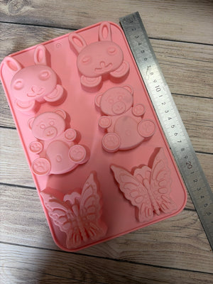Pre loved soap mould butterfly teddy