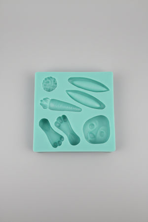 Silicone Mould Easter Bunny Carrot
