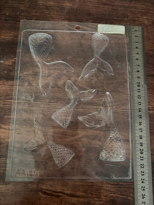 Pre loved hard plastic mould mermaid