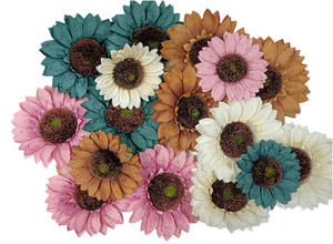 5pc Cake Topper Artificial Gerbera Head