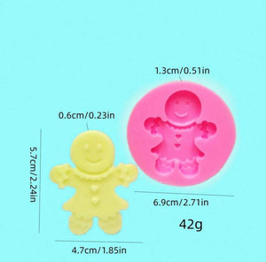 Silicone Mould Christmas Ginger Girl